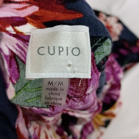 2/$30 Cupio Pink Orange Sleeveless Button Down Preppy Clueless Dress (#477) - Picture 2 of 11